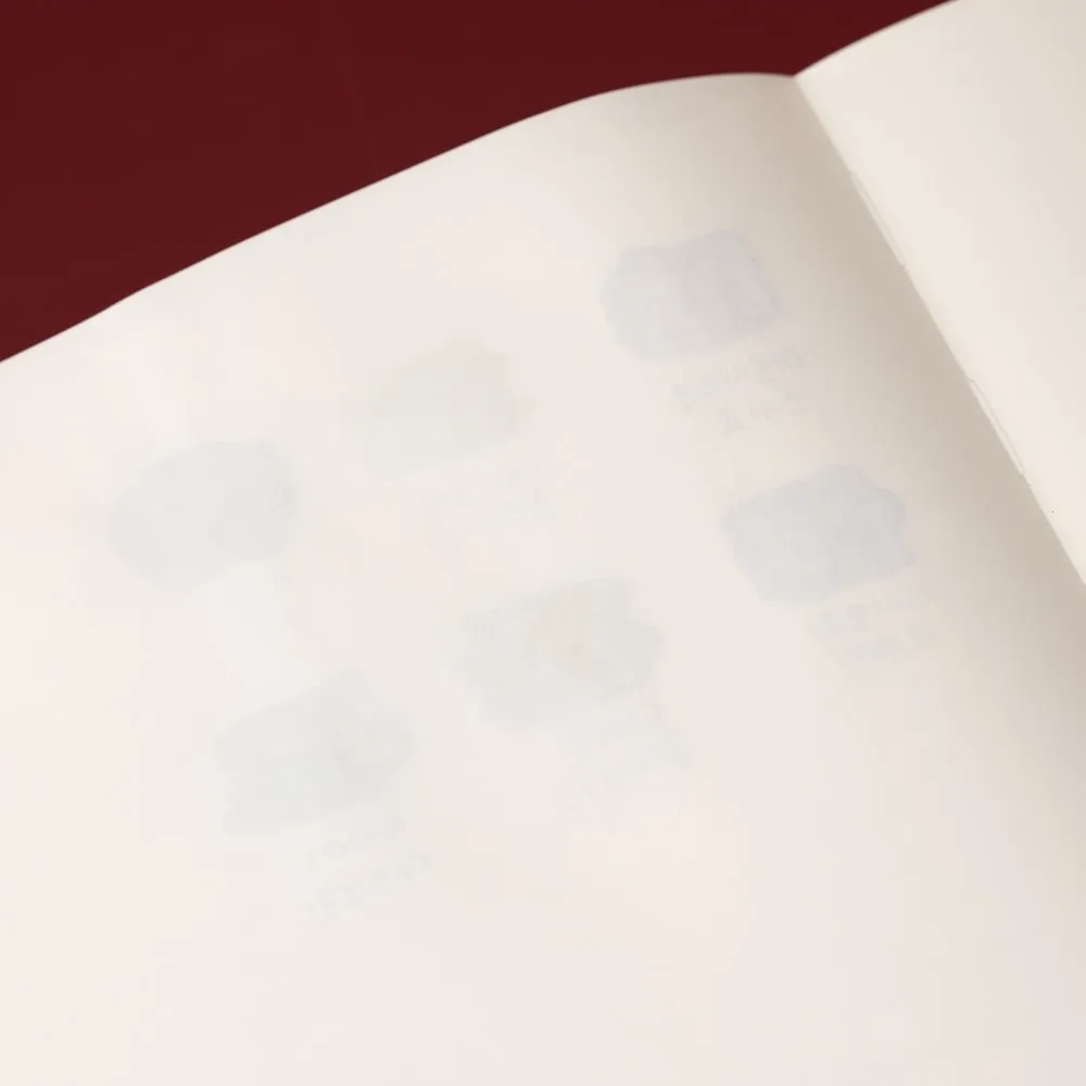 미도리 엠디노트 저널 Midori MD Notebook Journal L A5 사이즈 - 많은 양의 잉크도 번지거나 뒷배임 없이 깔끔하게 표현하는 MD PAPER CREAM MD 크림색 종이 뒷면