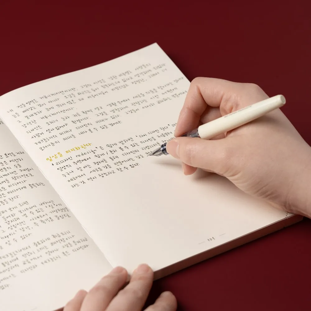 미도리 엠디노트 코덱스 저널 하루 한 페이지 Midori MD Notebook Codex Journal L A5 사이즈 1 day 1 page - 368페이지 1년 분량