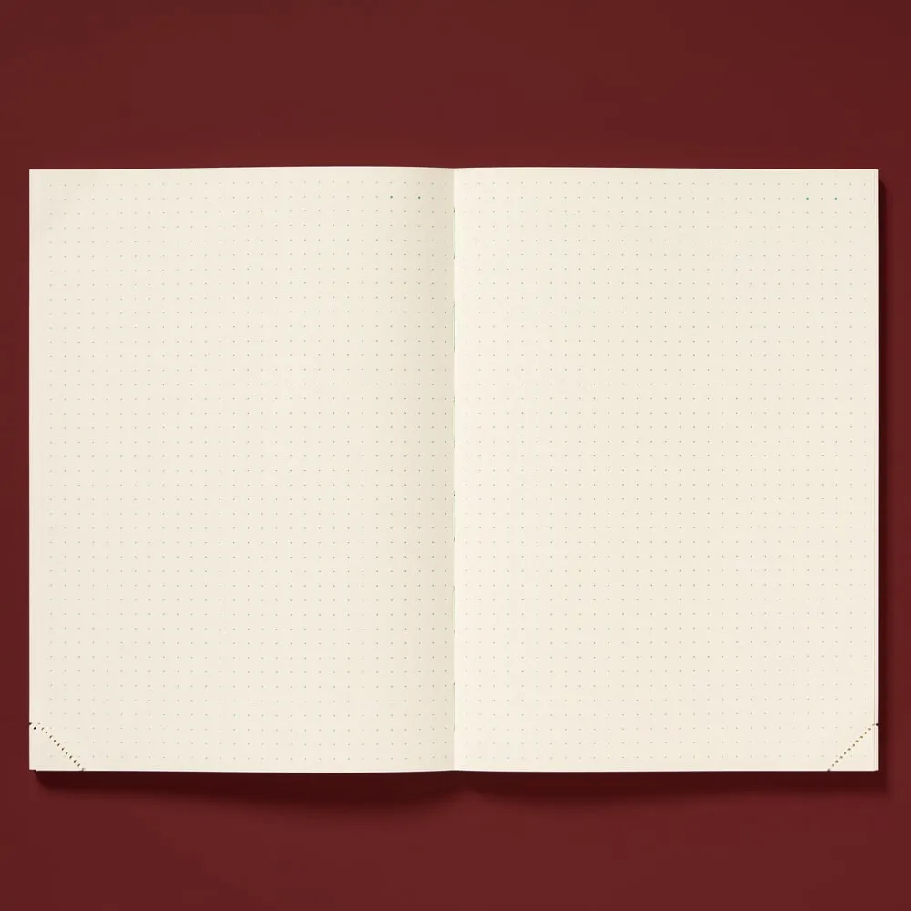 미도리 엠디노트 코덱스 저널 하루 한 페이지 Midori MD Notebook Codex Journal L A5 사이즈 1 day 1 page - 도트 그리드 Dot Grid 내지