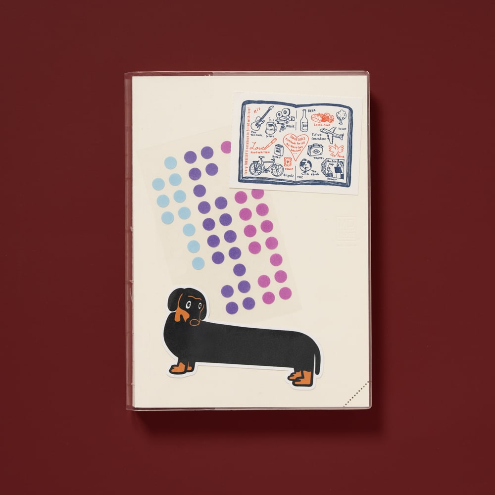 미도리 엠디노트 코덱스 저널 하루 한 페이지 Midori MD Notebook Codex Journal L A5 사이즈 1 day 1 page - 전용 투명 PVC 커버