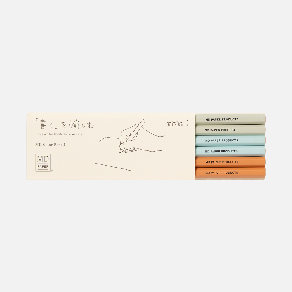 미도리 MD 색연필 미도리노트와 함께 사용하기 좋은 필기구 midori md color pencil - MD 색연필 패키지