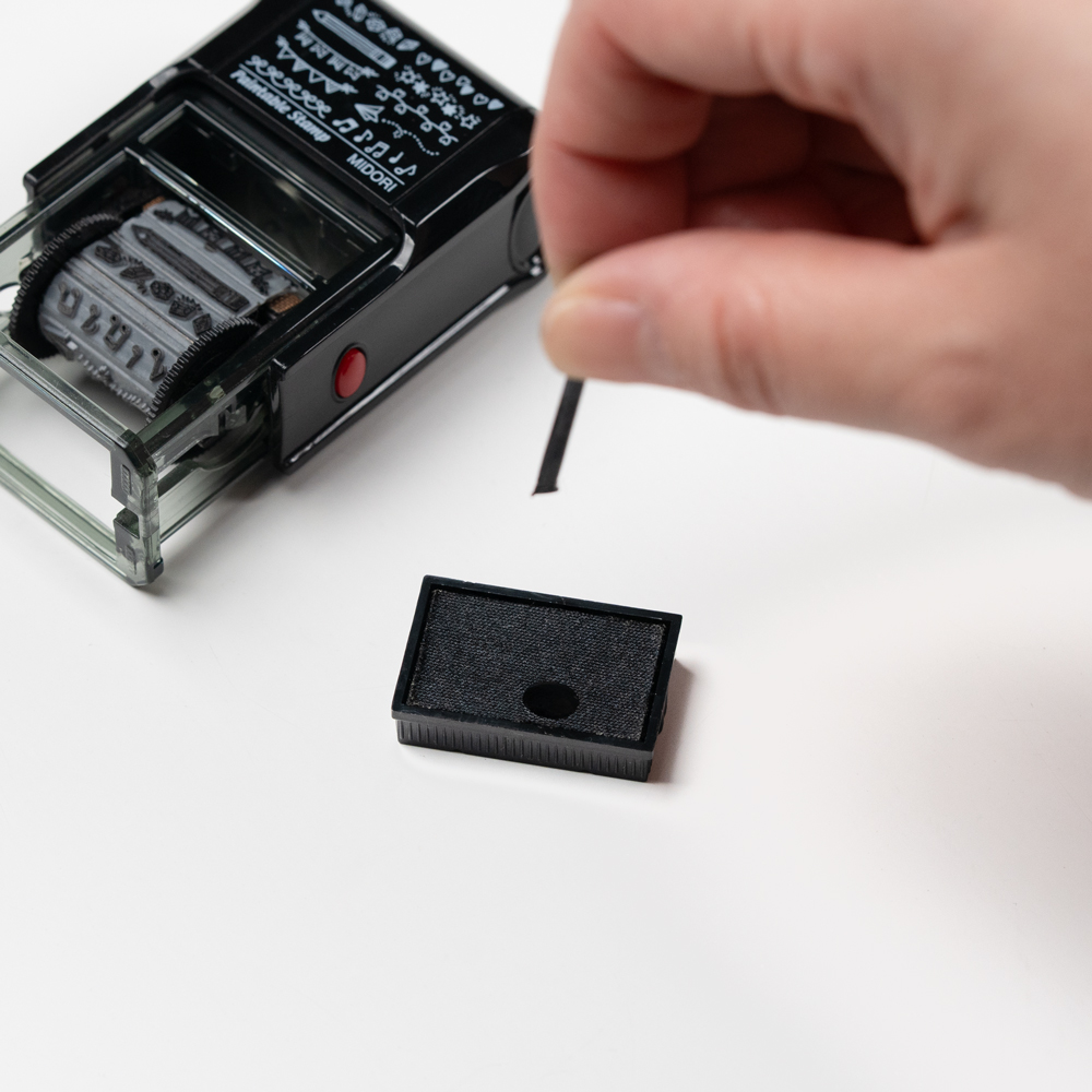 midori 미도리 페인터블 롤러 스탬프 Paintable Stamp Roller 전용 충전 잉크